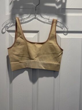 Gap Body Yellow Ribbed Bralette